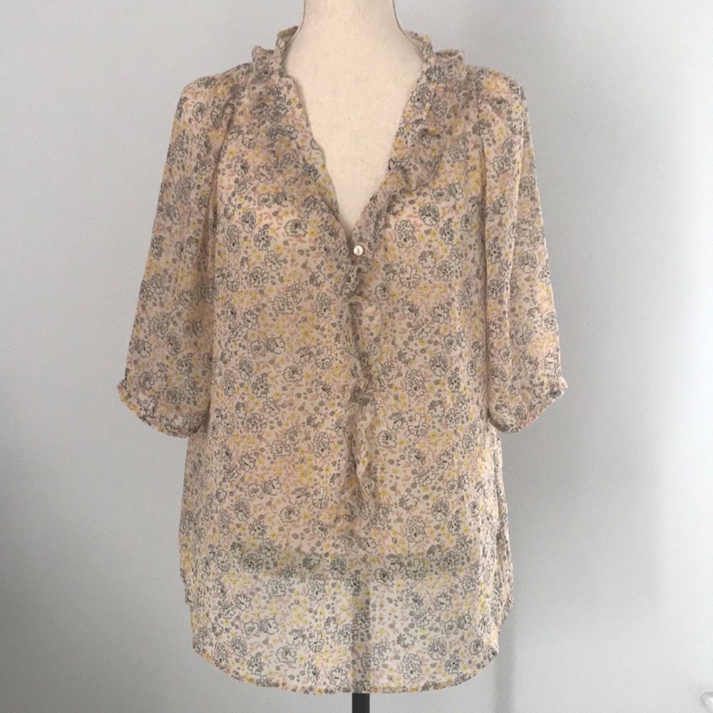 V neck top